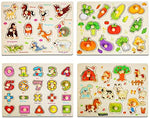 Peg Puzzles - Set of Random 6