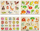 Peg Puzzles - Set of Random 6