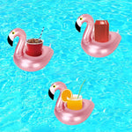 Flamingo Floating Drink Holder - Set of 4