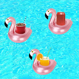Flamingo Floating Drink Holder - Set of 4