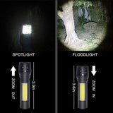 USB Charging Flaslight - Telescopic Zoom