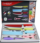 CookStyle Daily use 6pc Knife Set - Coloured