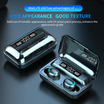 F9 Bluetooth Wireless Earbuds - Stereo Earbuds with Charging Box