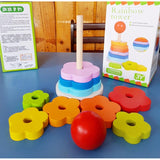 Wooden Rainbow Tower