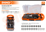 Shind 25 Piece Screwdriver Bit Set