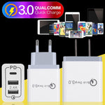 Quick Charge 3.0 Adapter - 2 port with type C