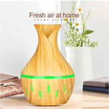 Wooden Vase Humidifier - Patterned - 300ml