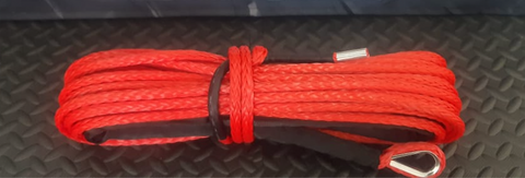 Runva Synthetic Deenyma Rope (RED) - 25m x 10mm 8000LBS - 9500LBS