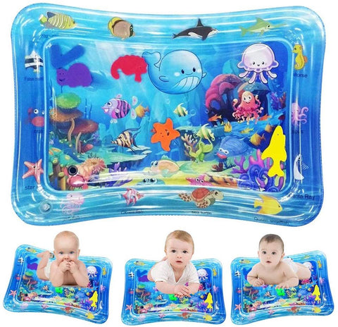 Water Tummy Time Mat - BLUE