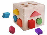 Wooden Shape Sorting Cube