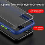 iPhone 11 Pro Shockproof Anti-Fingerprint Case - Accent Colours - Blue