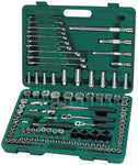 120pc 1/4,3/8,1/2 Socket Wrench Tool Set