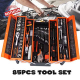 85 pc Tool Box Set With Metal Box