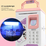 Electronic Moneybox  with Simulated Fingerprint Reader