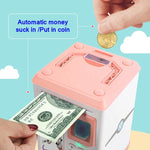 Electronic Moneybox  with Simulated Fingerprint Reader