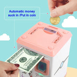 Electronic Moneybox  with Simulated Fingerprint Reader