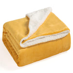 Super Soft Sherpa Fleece Blankets - Assorted Colours