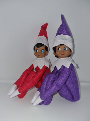 Christmas Elfs Combo  - Red Male and Purple Female