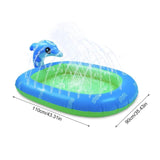 Inflatable Dolphin Sprinkler Pool for Indoor and Outdoor use