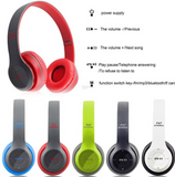 P47 Wireless Bluetooth Headphone With Micro SD Card Slot