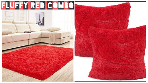 Fluffy Combo - Red
