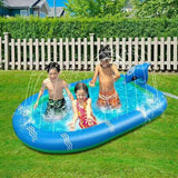Inflatable Dolphin Sprinkler Pool for Indoor and Outdoor use
