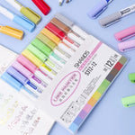 Metallic Self Outlined Marker Pen - Set of 12