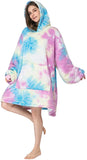 TV Blanket Hoodie - Tie Dye