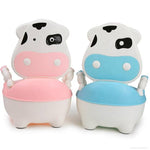 Cow Potty Chair - Pink / Blue