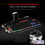 Wired Gaming Keyboard & 6 Button Mouse Combo -K33