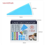 63pc Cake Decorating Kit