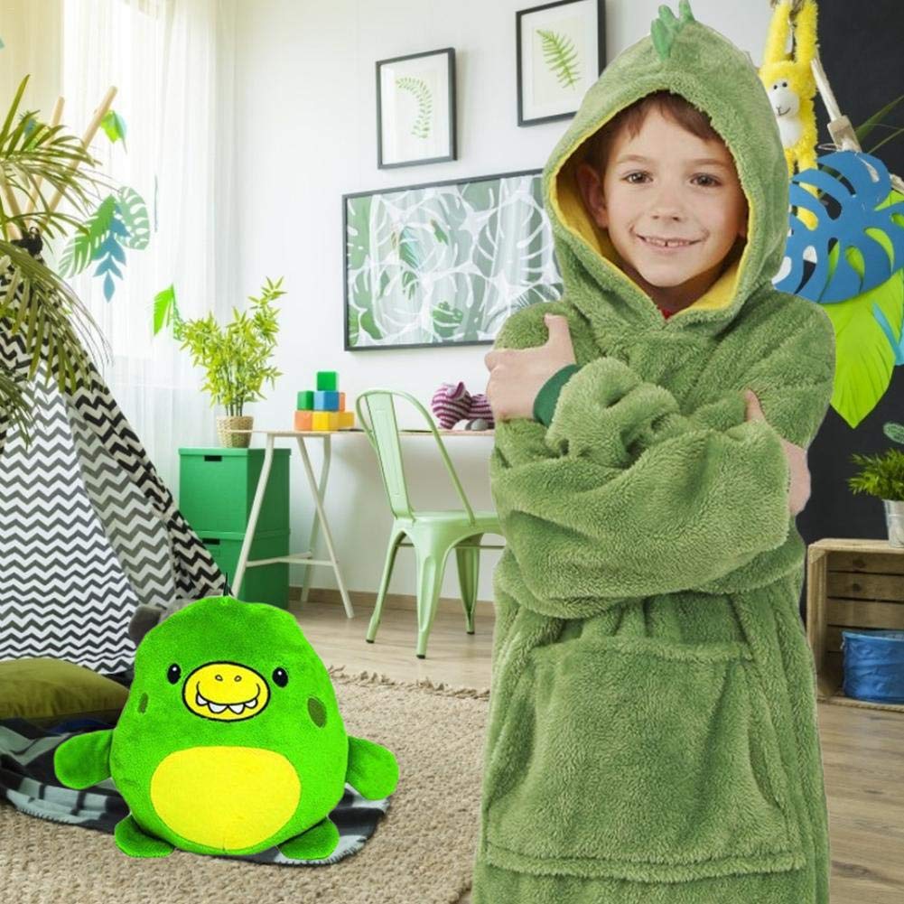 Ontel Huggle Pets Hoodie Kids Wearable Blanket Huggle Pets Hoodie