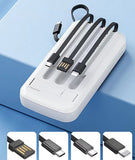 10000mah Powerbank with Charging Cables