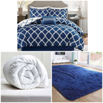 DOUBLE DUVET COMBO - BLUE (CLEARANCE)