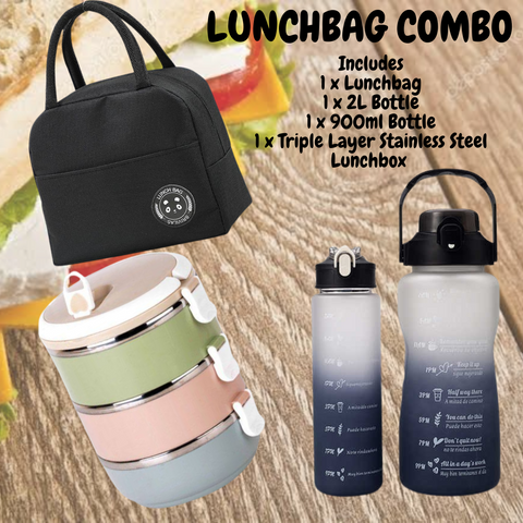 Lunchbag Combo - Black