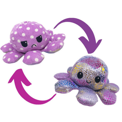 Mood Octopus - Purple Shimmer and Polka