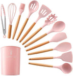 11pc Silicon Utensil Set - Assorted Colours
