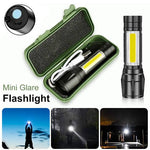 USB Charging Flaslight - Telescopic Zoom