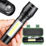 USB Charging Flaslight - Telescopic Zoom