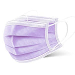 3ply Purple Disposable Masks -50 Pack