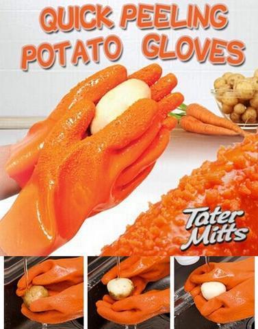 Quick Peeling Potato Gloves