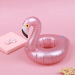 Flamingo Floating Drink Holder - Set of 4