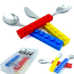 Lego-Inspired Cutlery Set