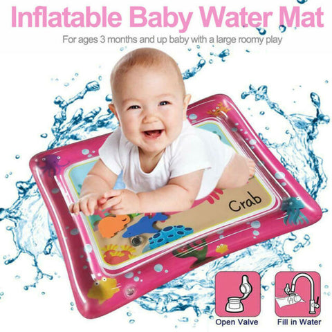 Water Tummy Time Mat - PINK