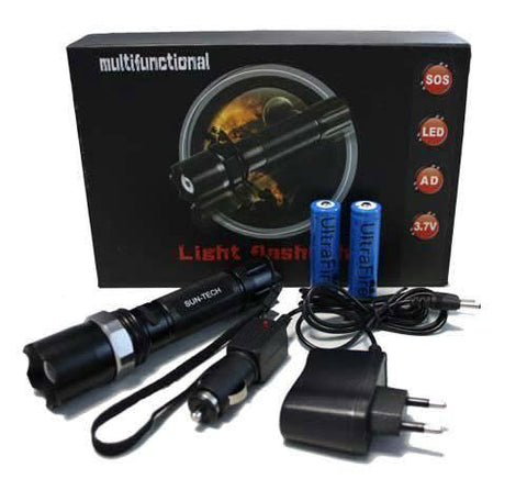 SWAT Multifunction Rechargeable Flashlight